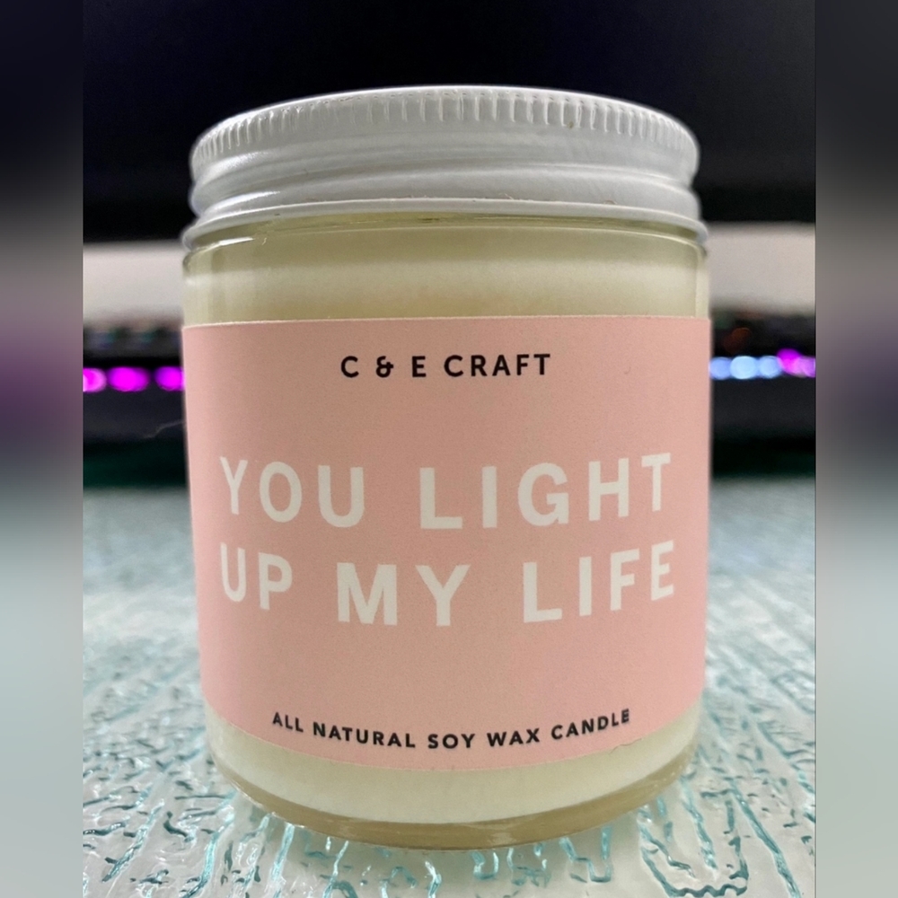C&E Craft Lavender Vanilla Candle New
